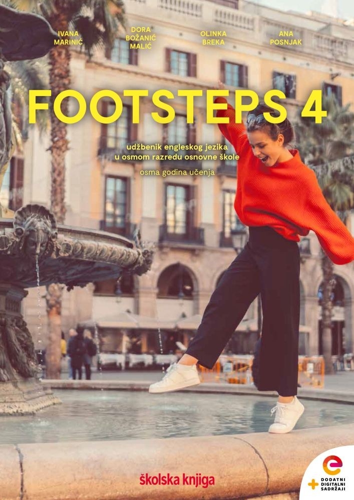 FOOTSTEPS 4 - radni udžbenik engleskog jezika u osmom razredu osnovne škole - 8. godina učenja