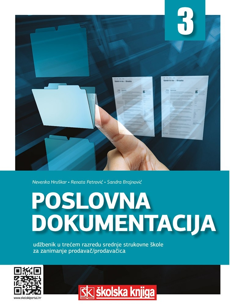 Poslovna dokumentacija : udžbenik u trećem razredu srednje strukovne škole za zanimanje prodavač/prodavačica