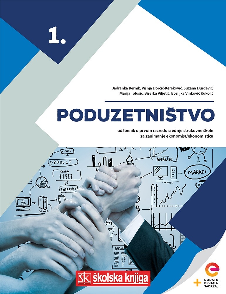 PODUZETNIŠTVO 1 - udžbenik s dodatnim digitalnim sadržajima u 1. razredu srednje strukovne škole za zanimanje ekonomist/ekonomistica