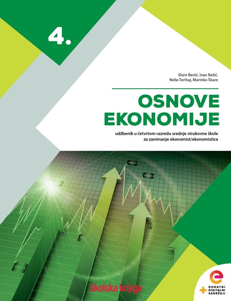 OSNOVE EKONOMIJE 4 - udžbenik u četvrtom razredu srednje strukovne škole za zanimanje ekonomist/ekonomistica
