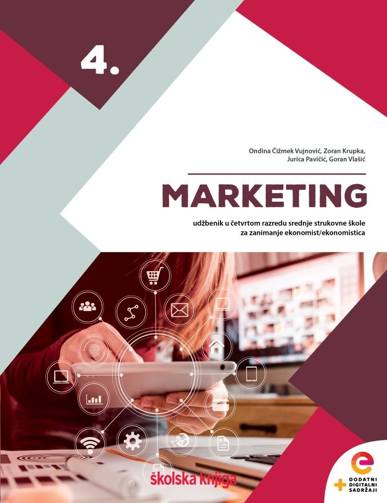 MARKETING 4 - udžbenik u četvrtom razredu srednje strukovne škole za zanimanje ekonomist/ekonomistica