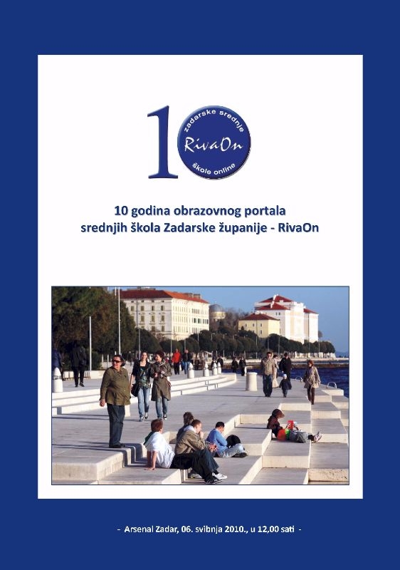 10 godina obrazovnog portala srednjih škola Zadarske županije RivaOn