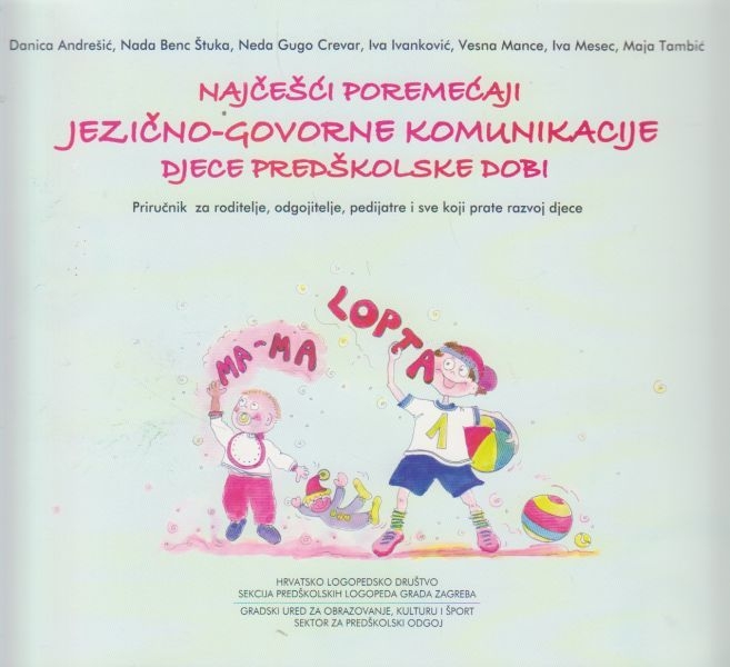 Najčešći poremećaji jezično-govorne komunikacije djece predškolske dobi : priručnik za roditelje, odgojitelje, pedijatre i sve koji prate razvoj djece