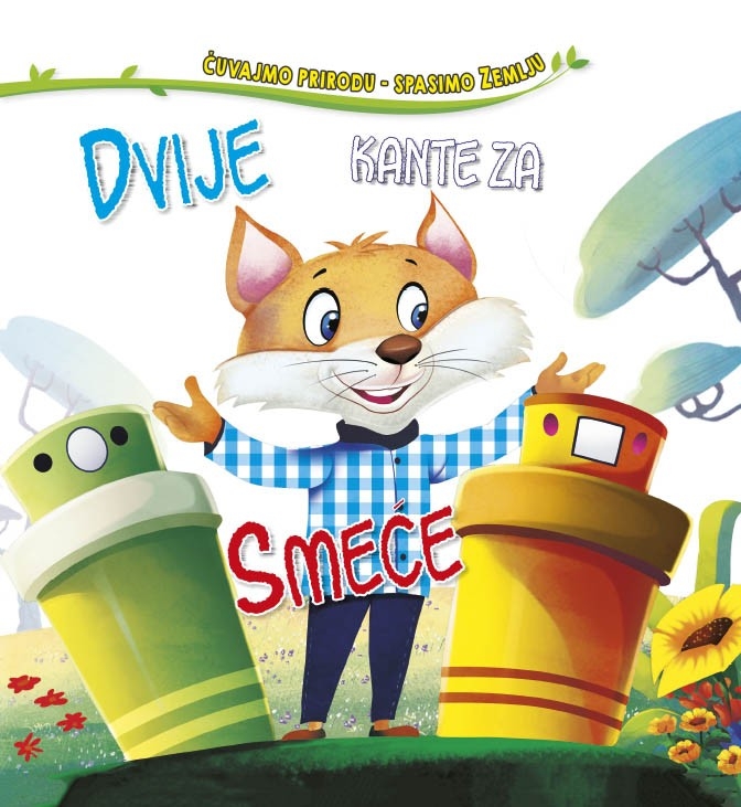Čuvajmo prirodu – spasimo Zemlju : dvije kante za smeće