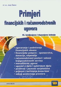 Primjeri financijskih i računovodstvenih ugovora, III. izdanje