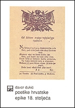 Poetike hrvatske epike 18. stoljeća