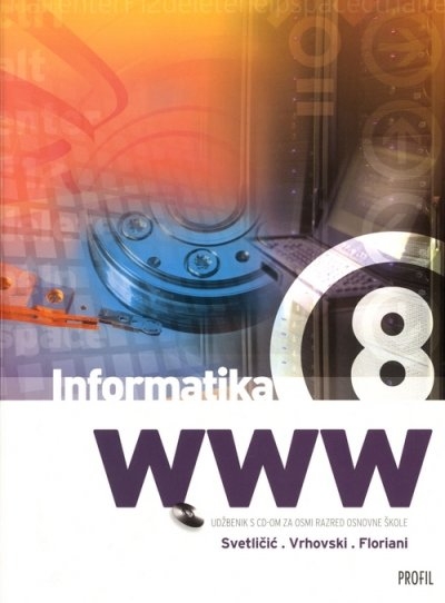 WWW informatika 8 : udžbenik informatike s cd-om za osmi razred osnovne škole (izdanje 2012.godine)