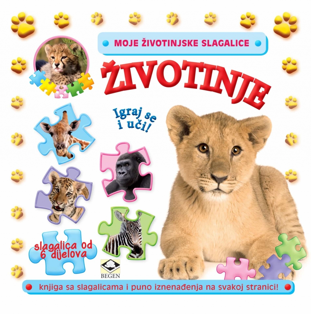 Slikovnica s puzzlama – ŽIVOTINJE
