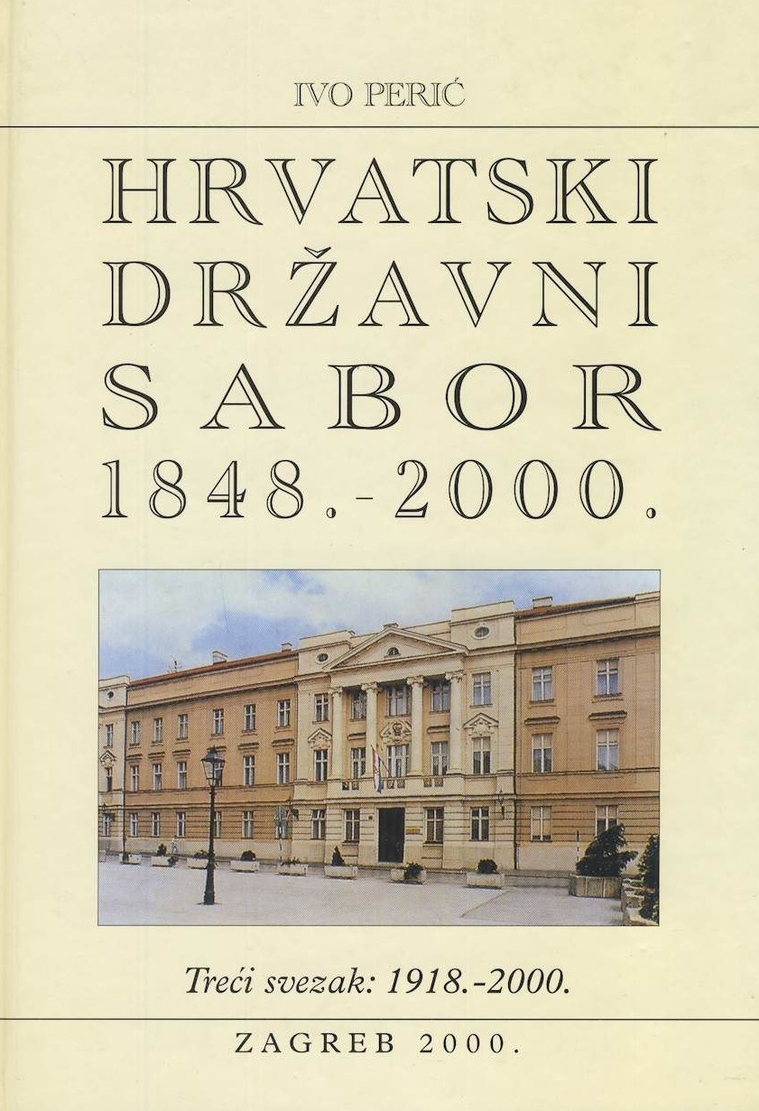 Hrvatski državni sabor : 1848. - 2000. (III.svezak)