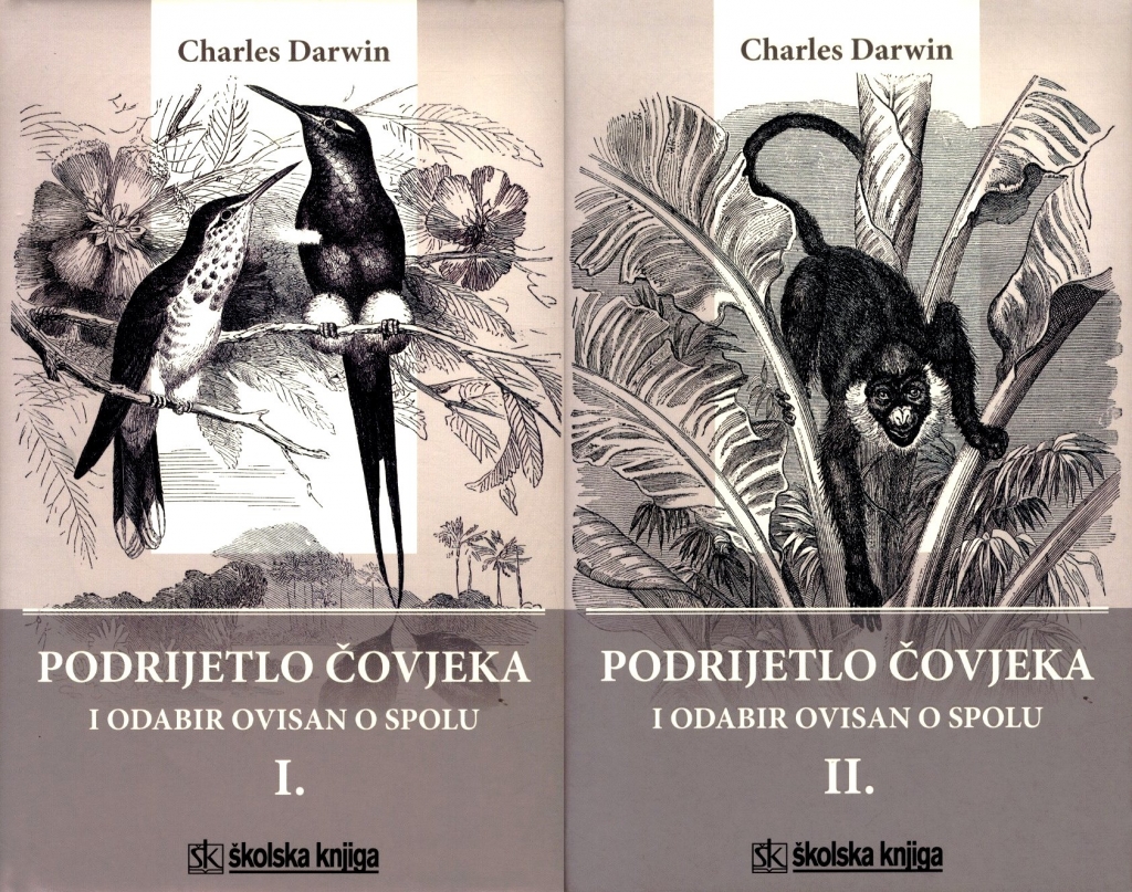 Podrijetlo čovjeka i odabir ovisan o spolu : U dvije knjige sa slikama