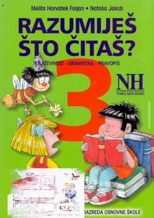 Razumiješ što čitaš? 3 : književnost - gramatika - pravopis : radna knjiga za učenike 3. razreda osnovne škole