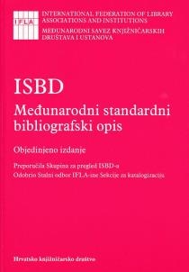 ISBD : međunarodni standardni bibliografski opis 