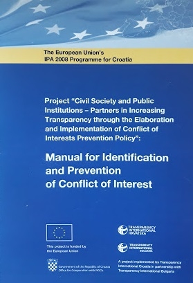 Manual for identification and prevention of conflict of interest 