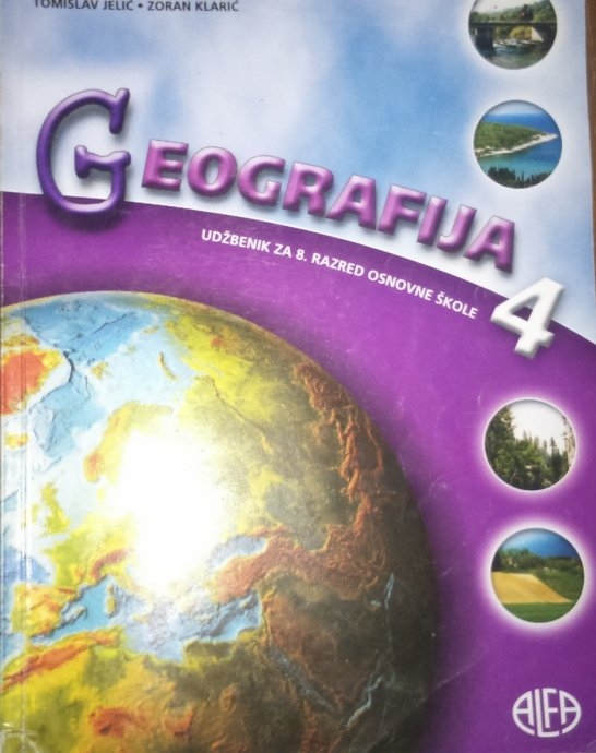 Geografija 4 : udžbenik za 8. razred osnovne škole