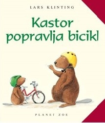 Kastor popravlja bicikl