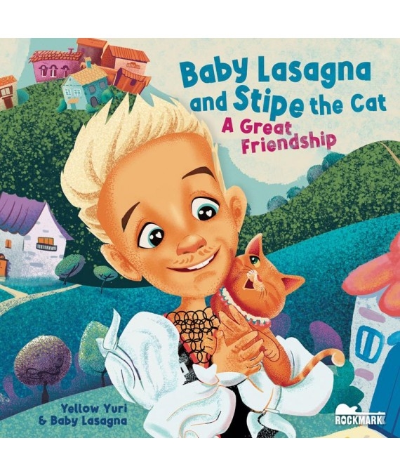 Baby Lasagna and Stipe the cat - A Great Friendship