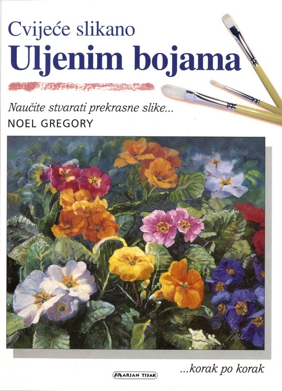 Cvijeće slikano uljenim bojama