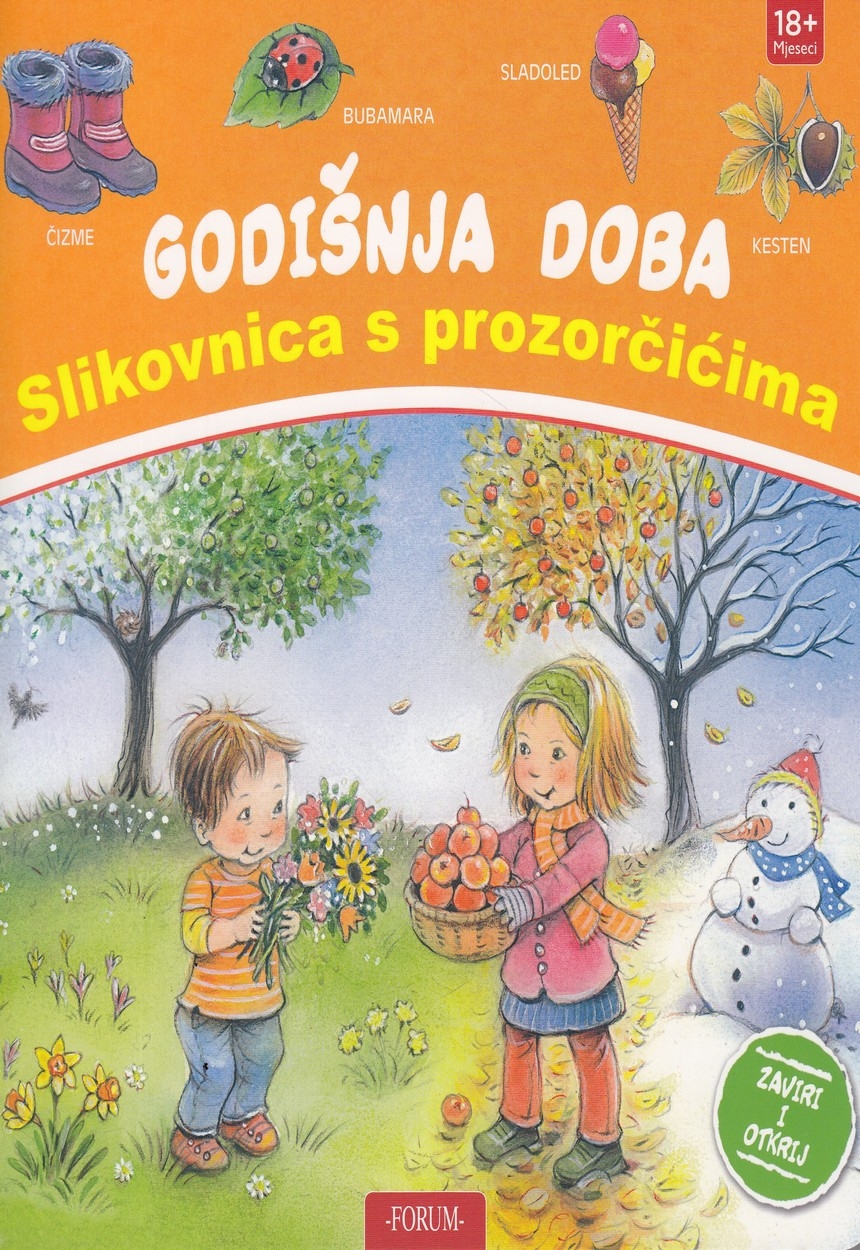Slikovnica s prozorčićima - Godišnja doba