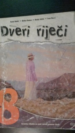 DVERI riječi 8 : (hrvatska čitanka za 8. razred osnovne škole)