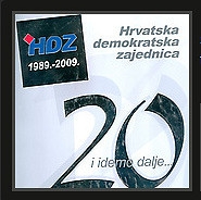 Hrvatska demokratska zajednica : HDZ : 1989.-2009. : 20 i idemo dalje ...