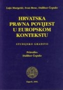 Hrvatska pravna povijest u europskom kontekstu : studijsko gradivo