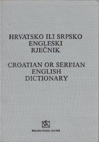 Hrvatsko ili srpsko engleski rječnik