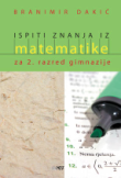 Ispiti znanja iz matematike za 2. razred gimnazije