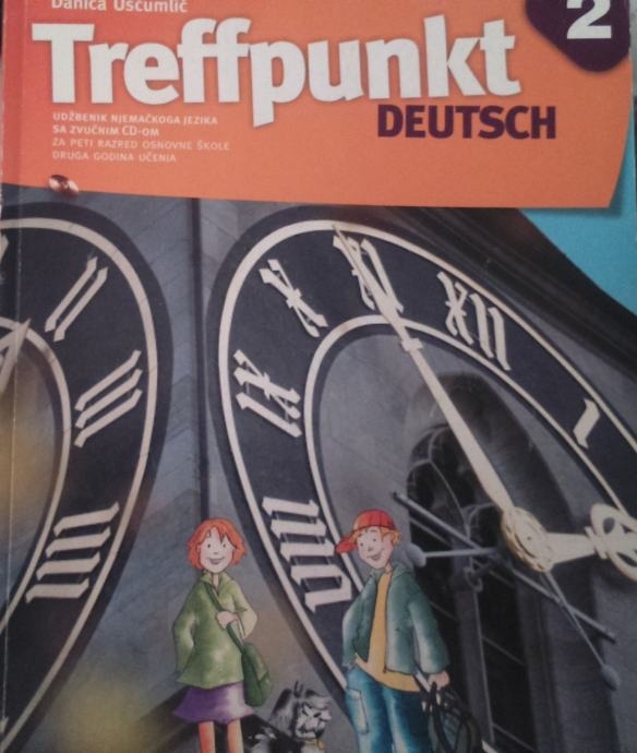 Treffpunkt Deutsch 2 : udžbenik njemačkog jezika za peti razred osnovne škole : (druga godina učenja) + CD