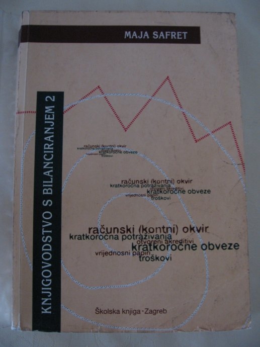 Knjigovodstvo s bilanciranjem 2 : udžbenik za drugi razred ekonomske škole 