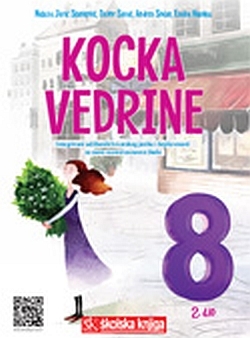 Kocka vedrine 8 - 2. dio,  udžbenik hrvatskog jezika i književnost