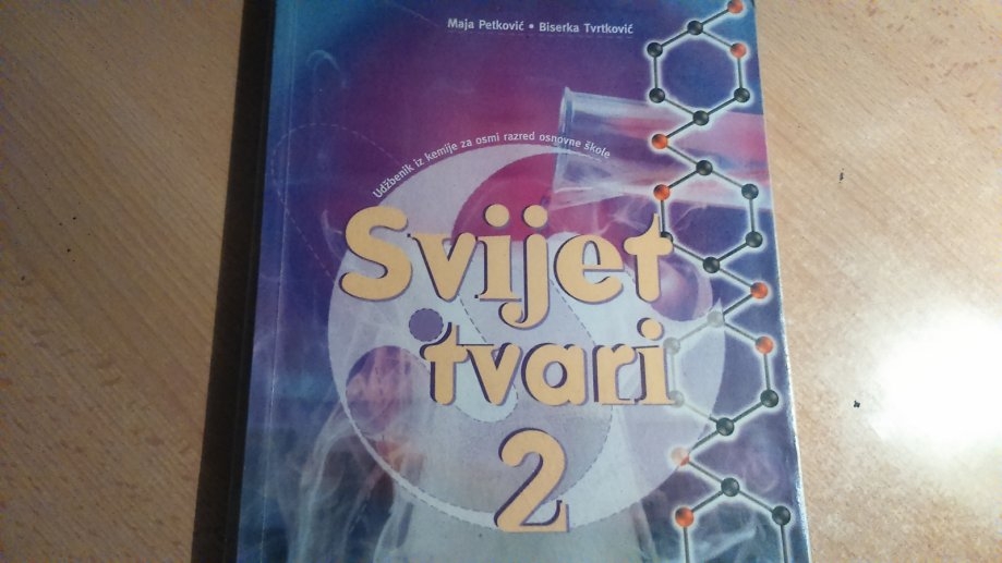 Svijet tvari 2 : udžbenik kemije za osmi razred osnovne škole ( izdanje 2003.g. )