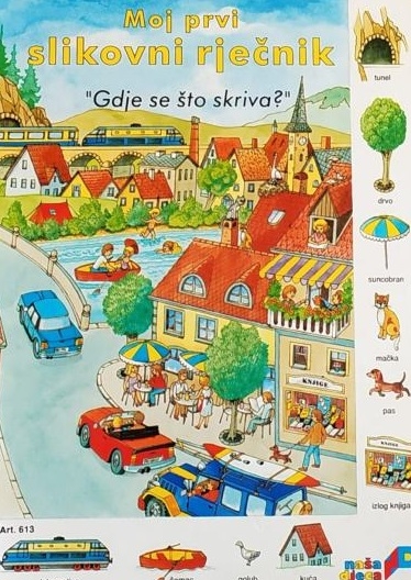 Moj prvi slikovni rječnik: Gdje se što skriva?