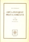 Opća povijest prava i države -  Novi vijek 