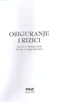 Osiguranje i rizici