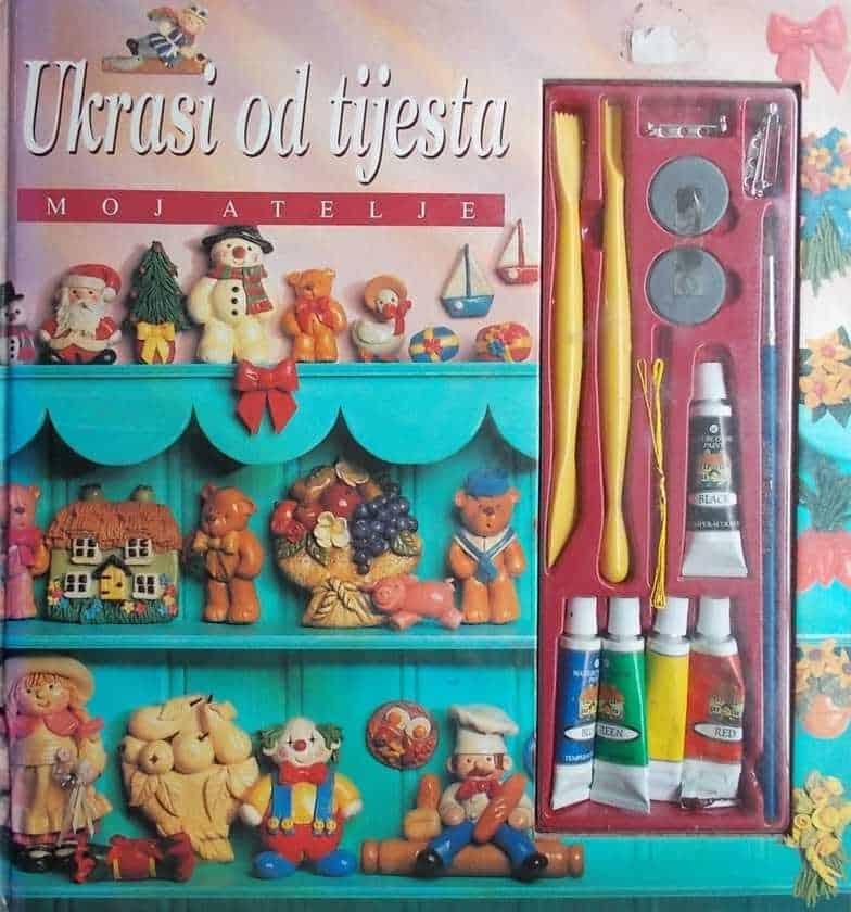 Ukrasi od tijesta + 1 pribor za modeliranje