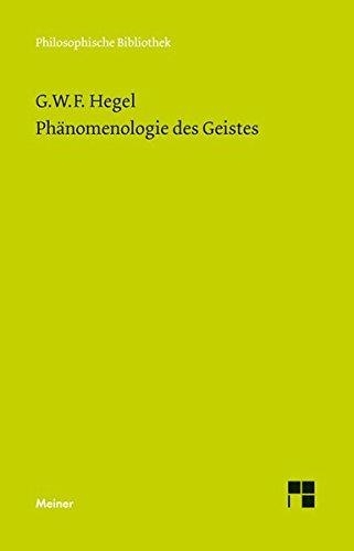 Phenomenologie Des Geistes