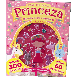 Princeza : slikovnica za igru s naljepnicama