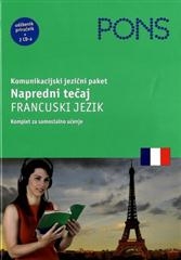 PONS komunikacijski jezični paket : francuski jezik : napredni tečaj (Udžbenik, priručnik i 3 CD-a uloženi u kutiju)