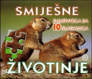 Smiješne životinje : slikovnica sa 10 slagalica