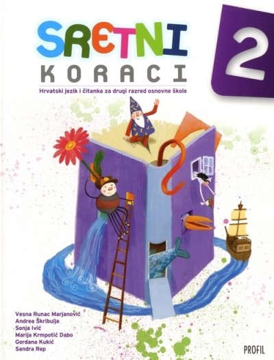 Sretni koraci 2 : hrvatski jezik i čitanka za drugi razred osnovne škole
