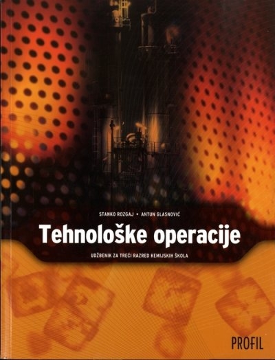 TEHNOLOŠKE OPERACIJE, UDŽBENIK