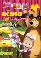 Učimo s Mašom: maša i medo + naljepnice
