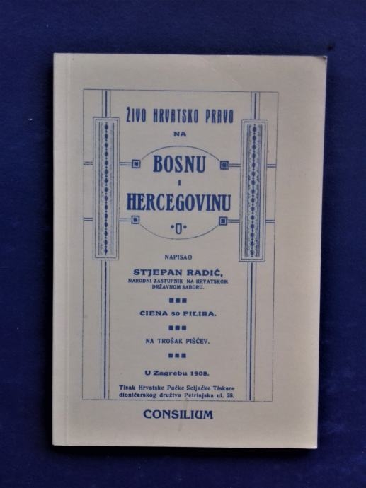 Živo hrvatsko pravo na Bosnu i Hercegovinu