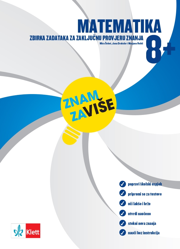 Matematika 8+ : zbirka zadataka za zaključnu provjeru znanja